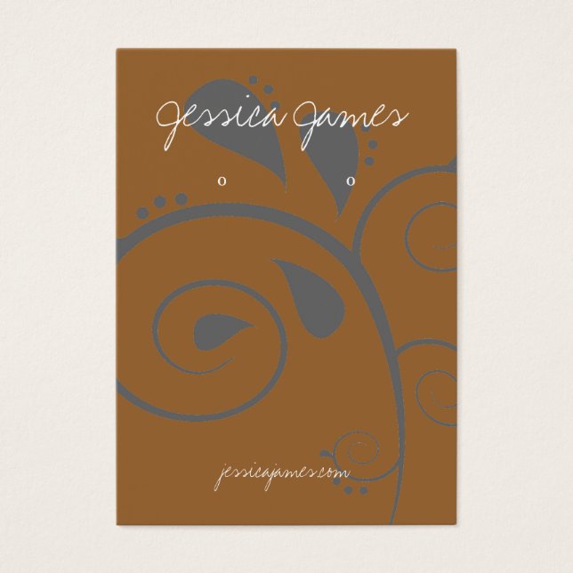Porte-oreilles - Carte de visite Brown (Devant)