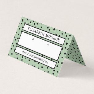 Porte-oreilles pointillé, Carte d'affichage pour b