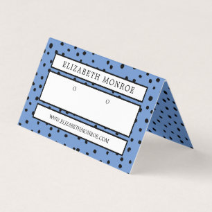 Porte-oreilles pointillé, Carte d'affichage pour b