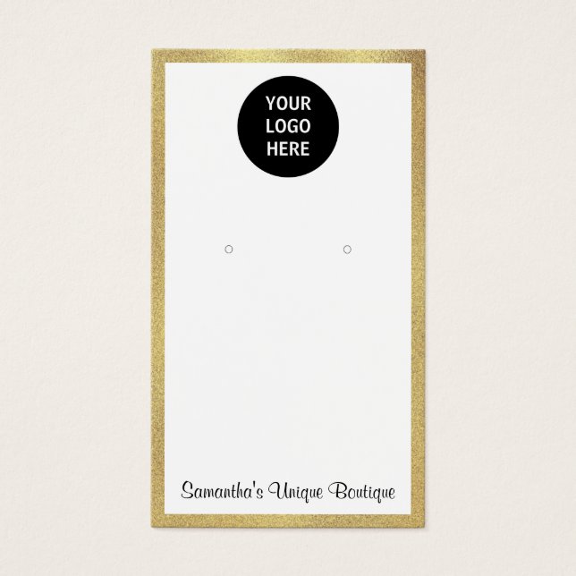 Porte-oreilles simple Logo d'entreprise Afficher o (Devant)