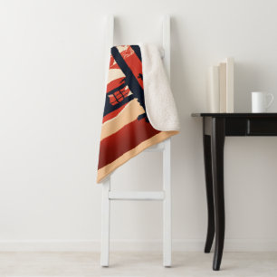 Porte Torii Japonaise Coucher de Soleil Plaid : Ro