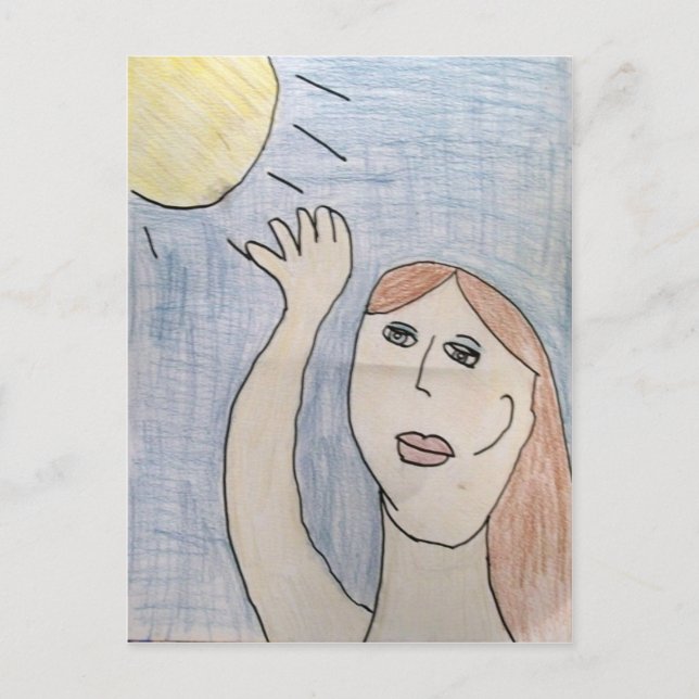 Portée pour la carte postale de Sun (Devant)