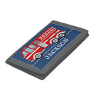 Camion d'incendie Marine Blue Polka Dot Enfants pe