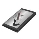 Guitare électrique noire monogramme