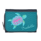 La tortue de mer rose turquoise d'aqua d'enfants