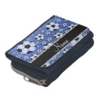 Ballons de football à parties scintillant bleue de