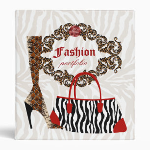 Portefeuille de Classeur de mode Zebra Purse Boot