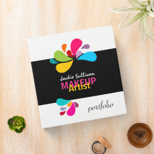 Portefeuille de maquillage Classeur 1,5 pouces