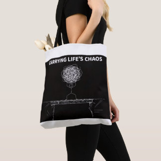 Porter le Sac fourre-tout Chaos de la vie - Drôle