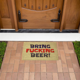 Portes Et Tapis Extérieurs Apportent La Bière !