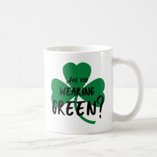 Portes-Tu Du Vert ? Mug shamrock