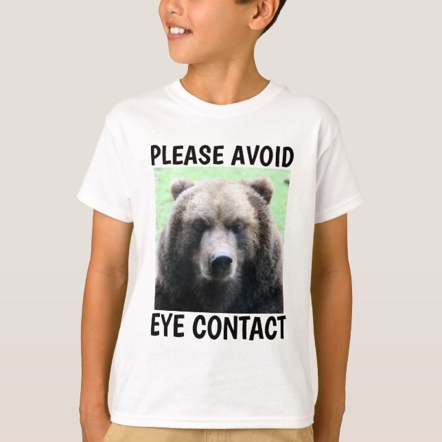 PORTEZ GRIZZLY ENFANTS FUNNY GARÇONS T-SHIRTS (Devant)