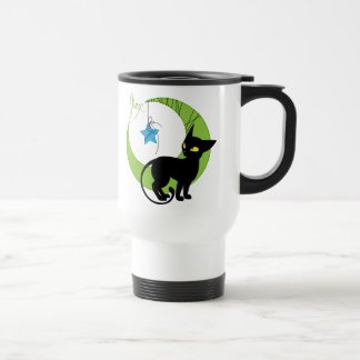 Portez malheur à la tasse de voyage de chat