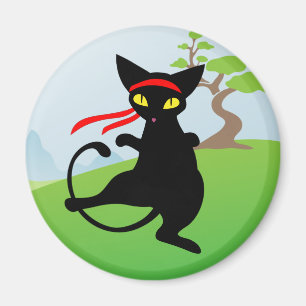 Portez malheur à le chat : Aimant de Miao-Fu