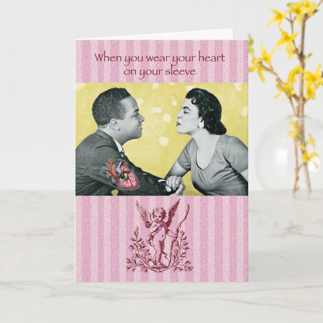 Portez Votre Coeur Sur Votre Manche, Carte Valenti (Fleur jaune)