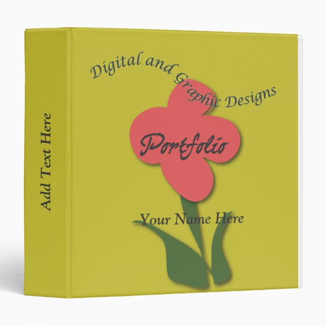 Portfolio Binder (Front/Spine)