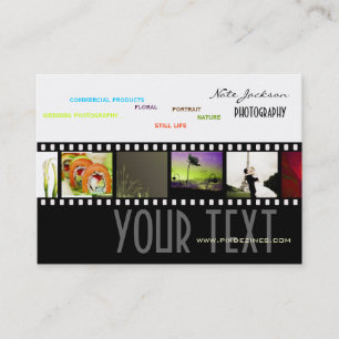 Portfolio business cards photos template