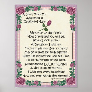 Portfolio-Daughter-In-Law-Lucky Penny-Glue Penny Poster