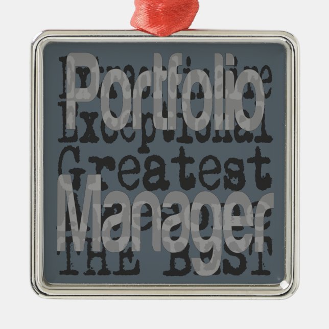 Portfolio Manager Extraordinaire Metal Ornament (Front)