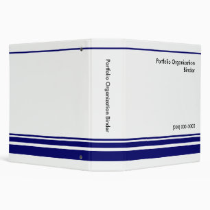 Portfolio Organization Binder 2" - Custom Logo