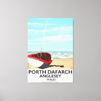 Porth Dafarch, Anglesey vintage travel poster