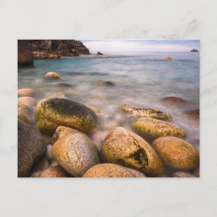 Porth Nanven is a rocky cove near Land's End Holiday Postcard
