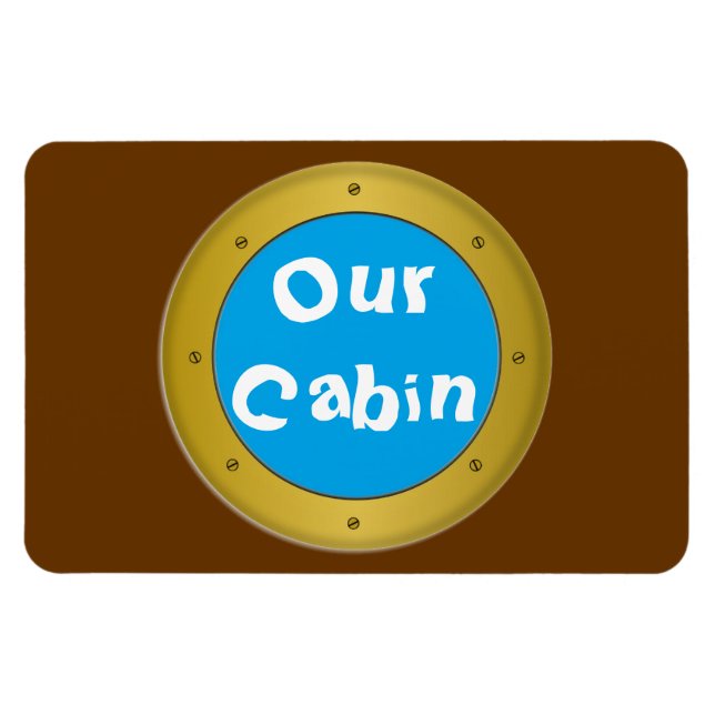 Porthole 2 Stateroom Door Marker Magnet (Horizontal)