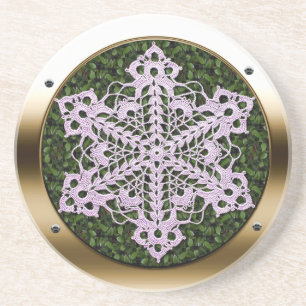 Porthole Doily Leaf Coaster