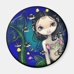 "Porthole Mermaid" Magnet