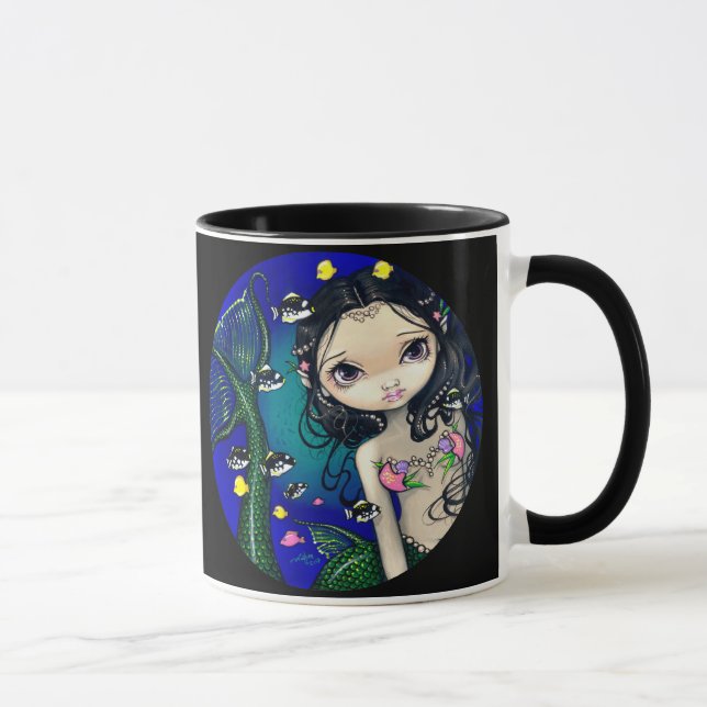 "Porthole Mermaid" Mug (Right)