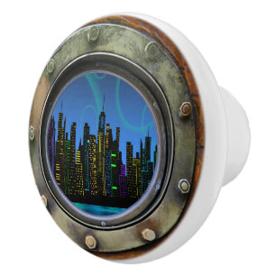 Porthole Scene Drawer Knobs