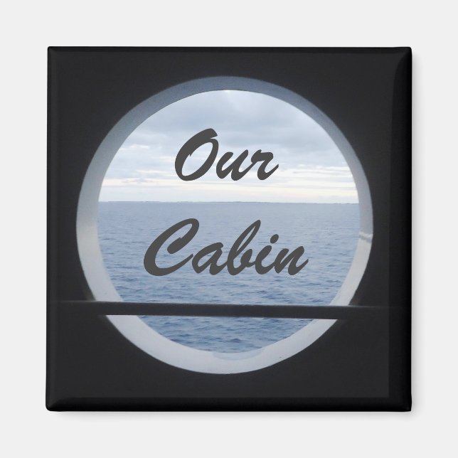 Porthole View Stateroom Door Marker Magnet (Front)