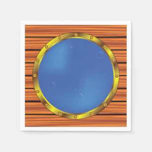 Porthole Window Paper Napkins