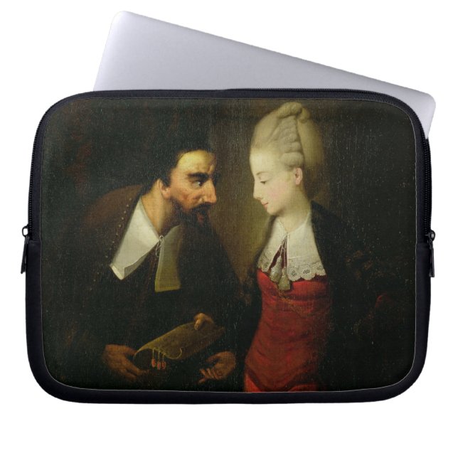 Portia and Shylock from 'The Merchant of Venice' A Laptop Sleeve (Front)