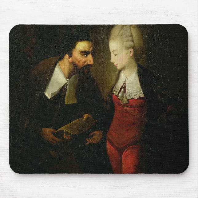 Portia and Shylock from 'The Merchant of Venice' A Mouse Pad (Front)