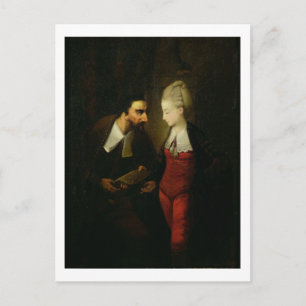 Portia and Shylock from 'The Merchant of Venice' A Postcard