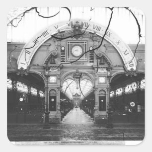 Portico of the Horology Pavilion Square Sticker
