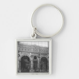 Portico of the Silversmith Pavilion Keychain