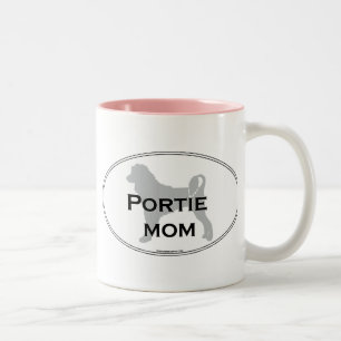 Portie Mom Two-Tone Coffee Mug