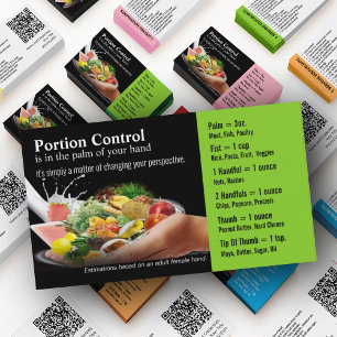 Portion Control Business Cards
