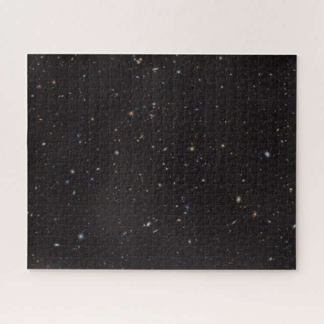 Portion Of Sky With Over 45,000 Galaxies Visible. Jigsaw Puzzle (Horizontal)