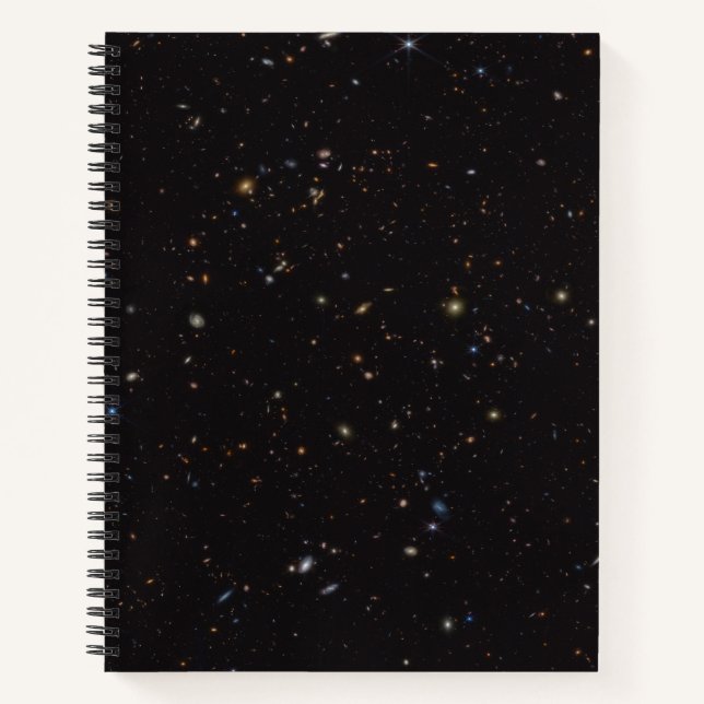Portion Of Sky With Over 45,000 Galaxies Visible. Notebook (Front)