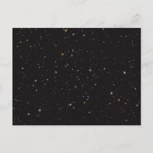 Portion Of Sky With Over 45,000 Galaxies Visible. Postcard (Front)