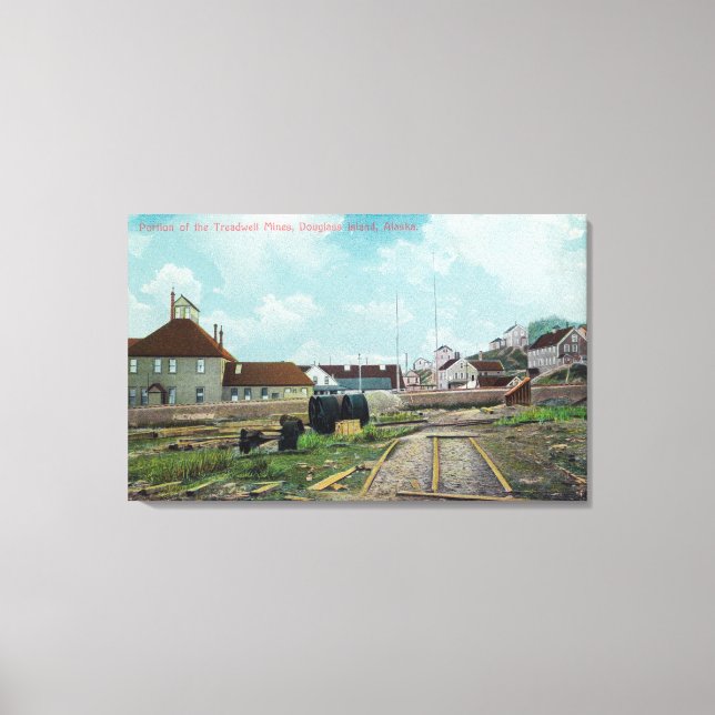 Portion of Treadwell MinesDouglass Island, AK Canvas Print (Front)