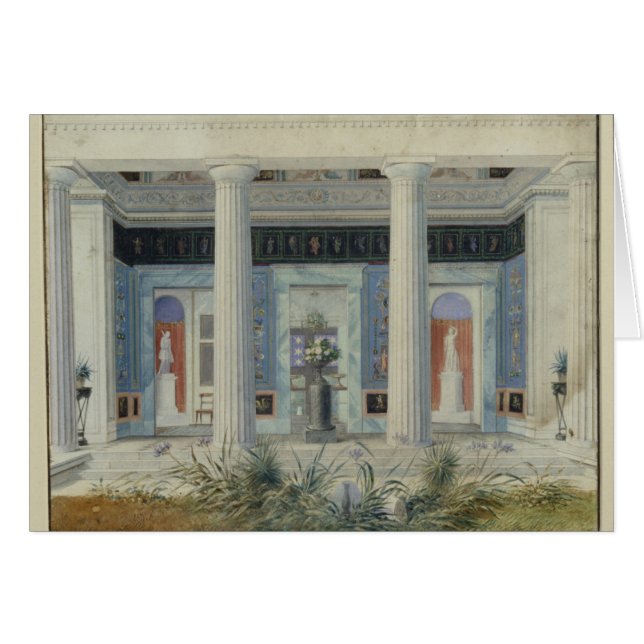 Portique de jardin, c.1834 (Devant horizontal)