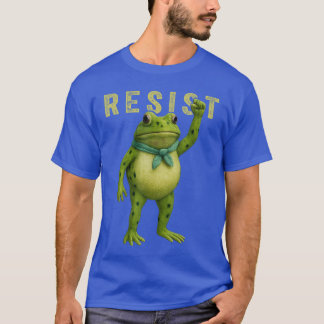 Portland 2025 Resist Portland Frog Protest Art T-Shirt