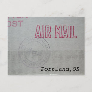 Portland Air Mail Postcard