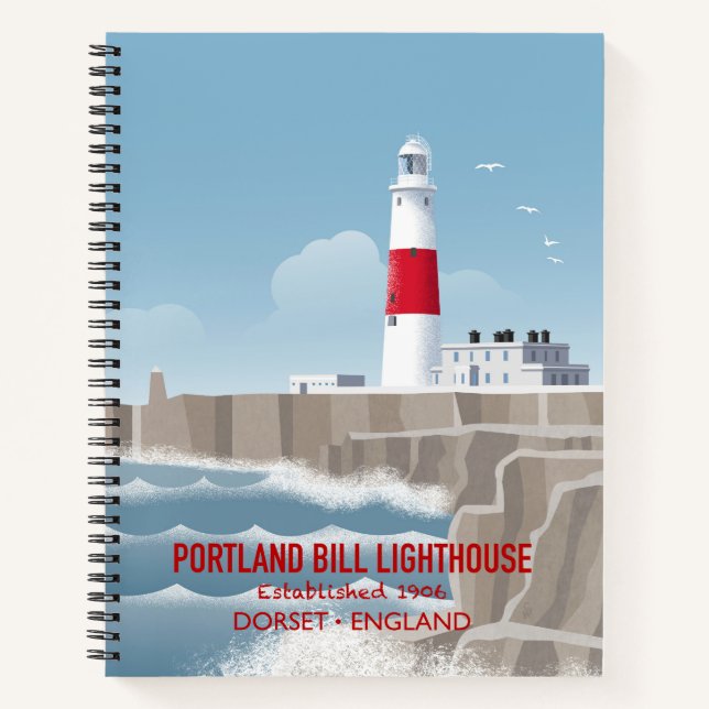 Portland Bill Lighthouse Notebook (Front)