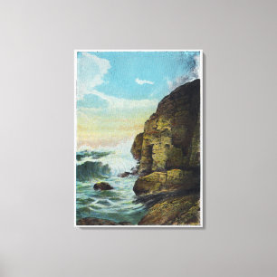 Portland Bridge Cantilever and Operations Canvas Print