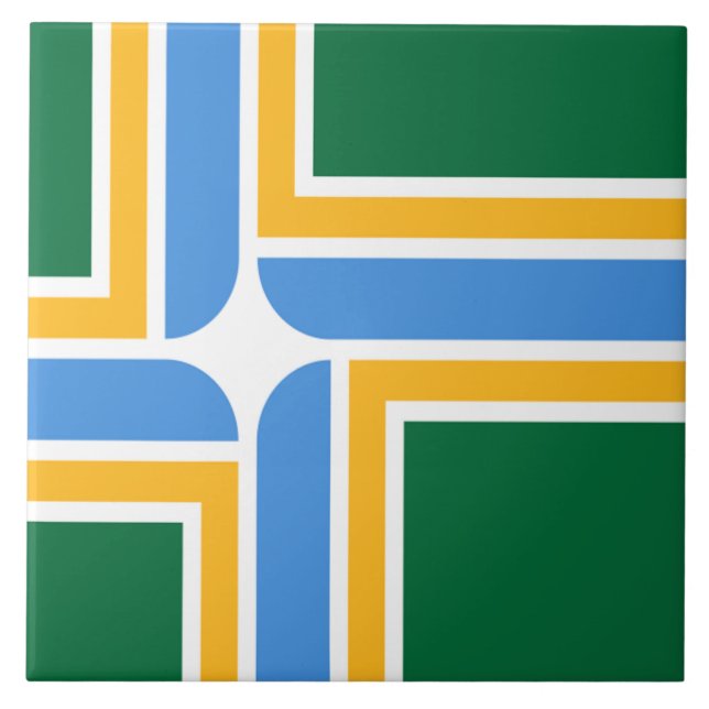 Portland city flag tile (Front)